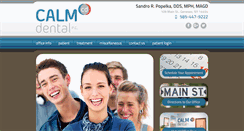 Desktop Screenshot of calm-dental.com